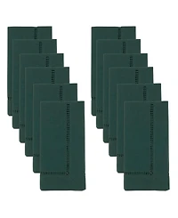 Saro Lifestyle Stitched Border Decorative Napkins