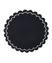 Saro Lifestyle Scalloped Cotton Placemats, Set of 4