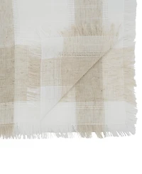 Saro Lifestyle Fringed Table Runner