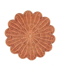 Saro Lifestyle Woven Rattan Placemats, Set of 4