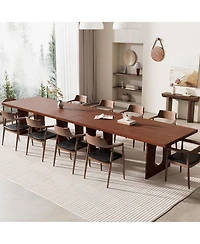 gaomon 6-10 Person 71" Farmhouse Rectangular Dining Table