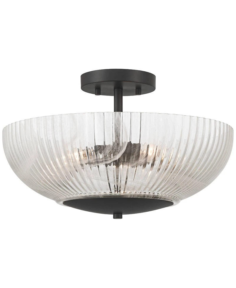 Possini Euro Design Molini 15 Bowl 3-Light Ceiling Light