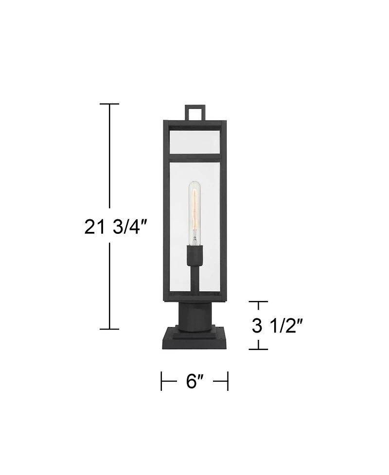 John Timberland San Lucas Sand Outdoor Pier Mount Light