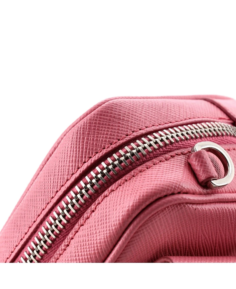 Pre-Owned Prada Mini Bow Camera Crossbody Bag Saffiano Leather