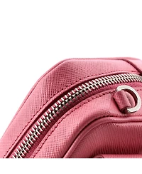 Pre-Owned Prada Mini Bow Camera Crossbody Bag Saffiano Leather
