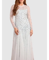 Needle & Thread Women's Starry Nights Round Neck Gown