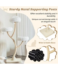 Cozito Cat Tree 70 in 4-Layer Tower with 3 Perches Dangling Balls