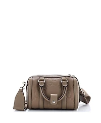 Pre-Owned Gucci Mini Duffle Bag Jumbo Gg Embossed Leather