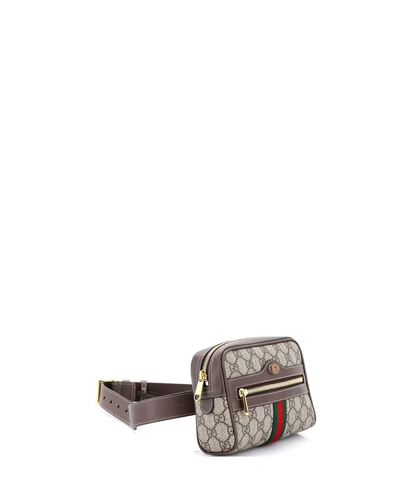 Pre-Owned Gucci Small Ophidia Belt Bag Gg Coated Canvas