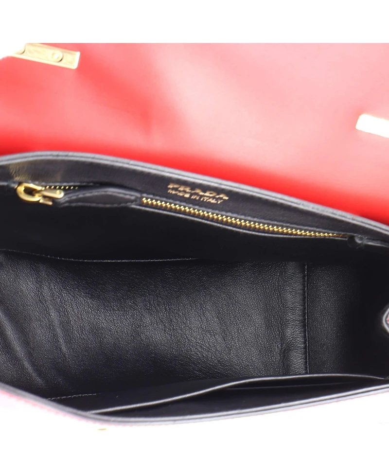 Pre-Owned Prada Large Sidonie Top Handle Bag Saffiano Leather