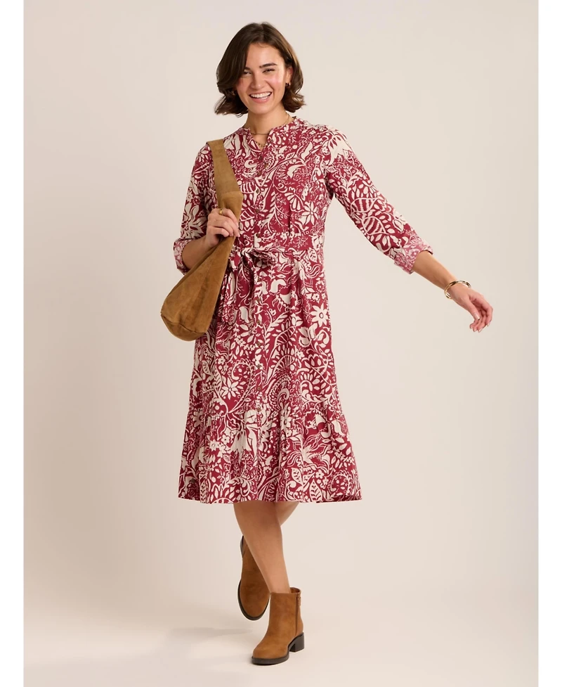 Brakeburn Women's Alise Midi Shirt Dress