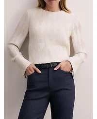 The Fold Women's Ellesmere Plisse Blouse