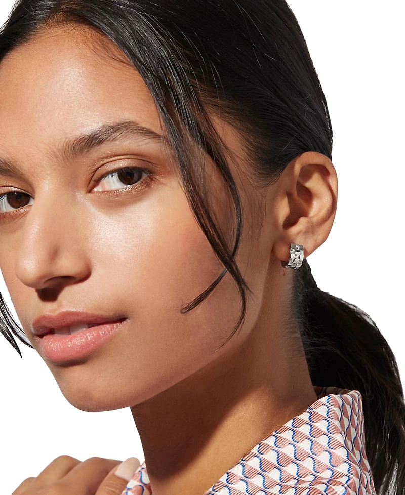 Ana Luisa Celine Silver Hoop Earrings