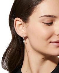 Ana Luisa Elise Delicate Silver Huggie Hoops Earrings