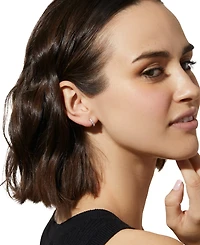 Ana Luisa Suzanne Silver Huggie Hoop Earrings