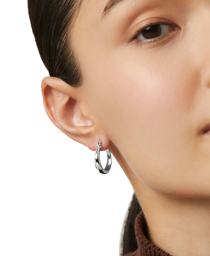 Ana Luisa Venus Silver Endless Hoop Earrings