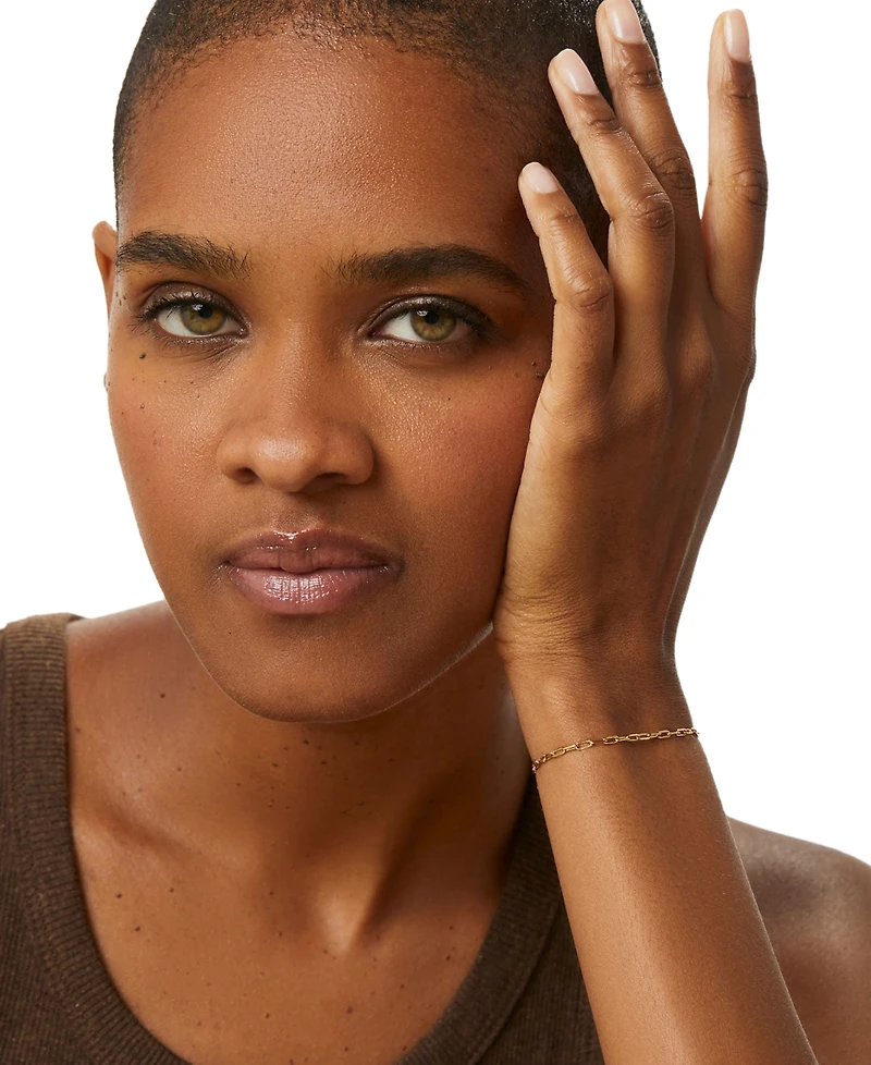 Ana Luisa Poetry Gold-Plated Slim Link Chain Bracelet