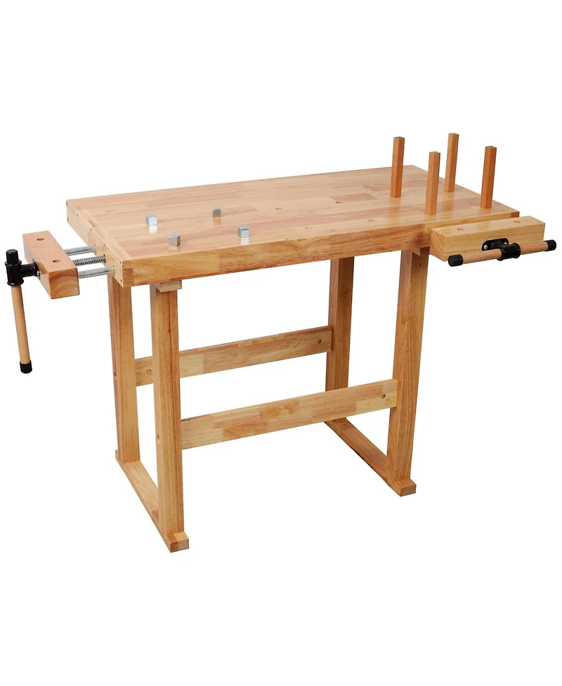 Streamdale Furniture 40" Wood Workbench with Handle and Storage