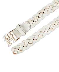 Tommy Hilfiger Women's Casual Braided Leather Belt