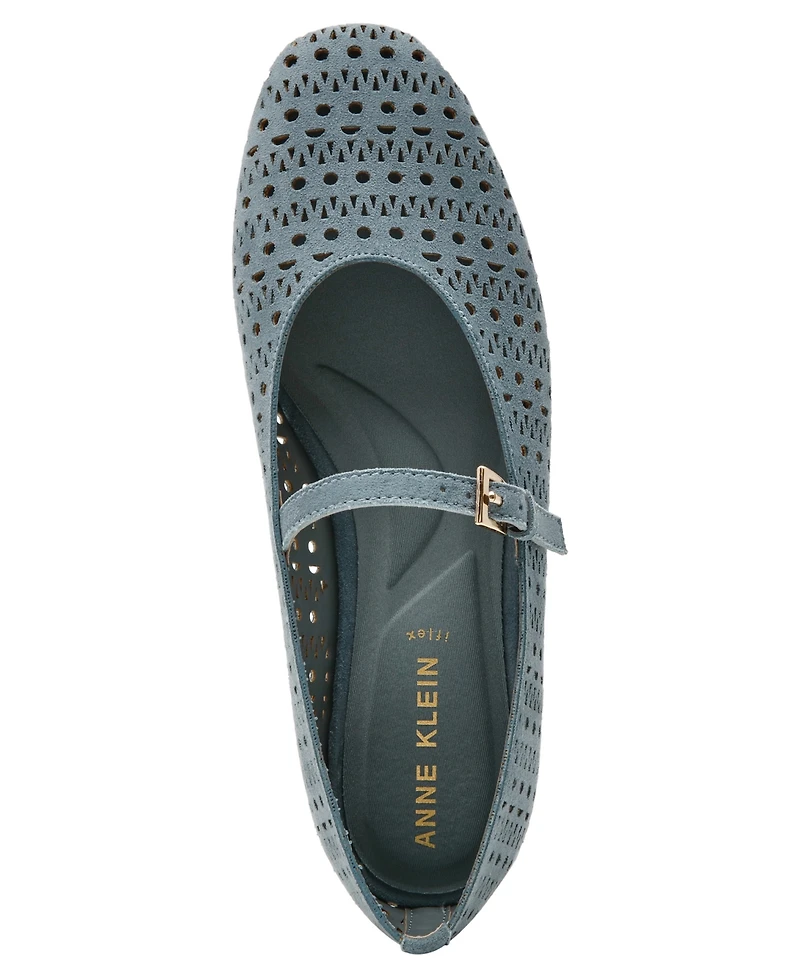 Anne Klein Women's Connie-p Mary Jane Buckle Flats