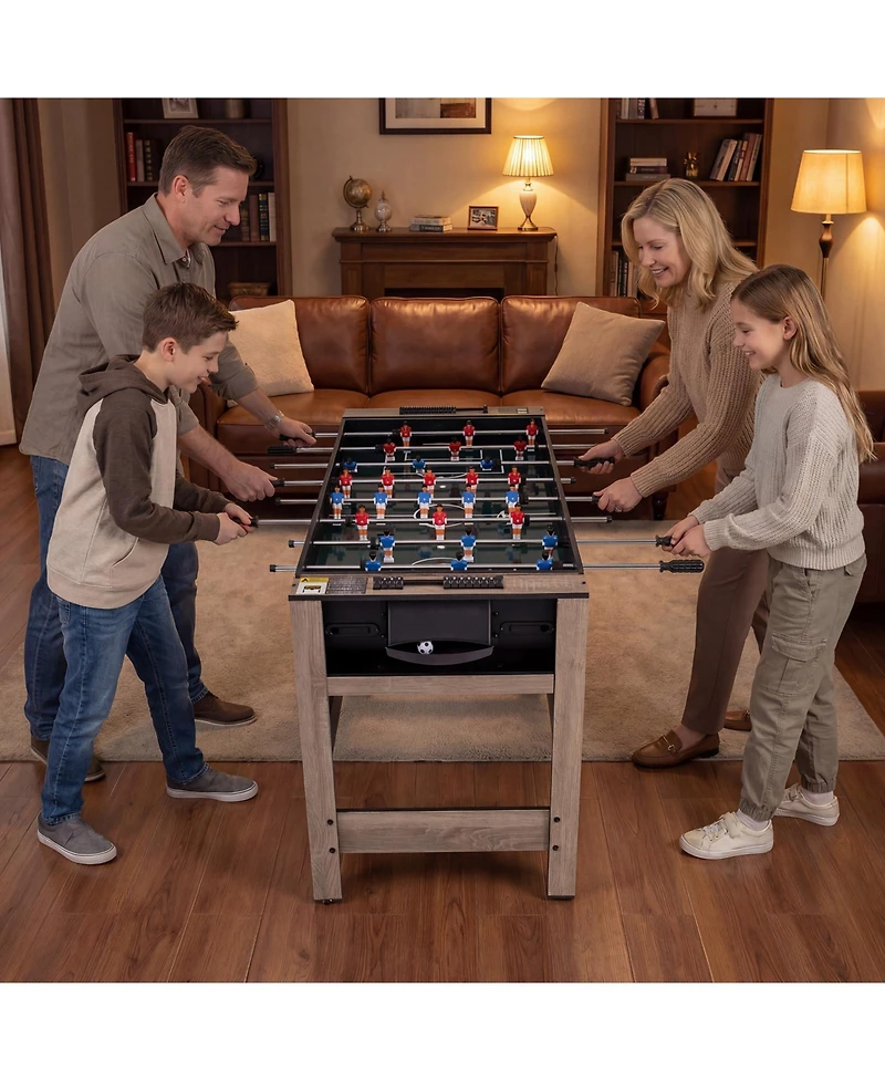 Slickblue Swivel Game Table 2-in-1 for Teens and Adults, Fun Activity Table