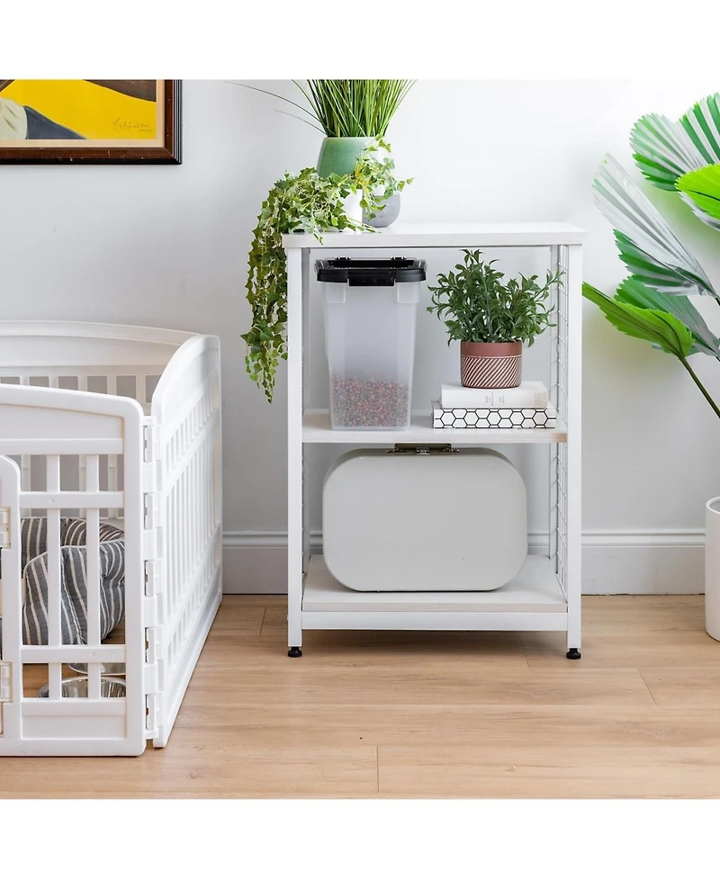 Iris Usa 10 Lbs / 12.75 Qt Airtight Dog Food Storage Container, 2 Pack, for Dog Cat Bird and Other Pet Food Storage Bin, Keep Fresh, Translucent Body,