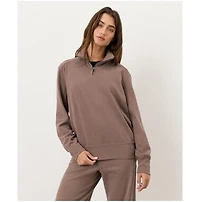 Pact Women's Cloud Knit Quarter Zip Made with Organic Cotton