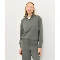 Pact Women's Cloud Knit Quarter Zip Made with Organic Cotton