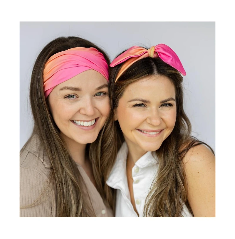 Headbands of Hope Women's Limited Edition Luxe Tube Turban - Sunset Ombre