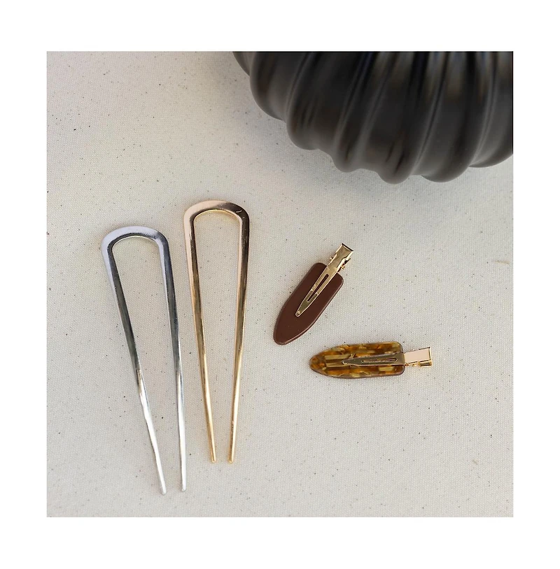 Headbands of Hope Women's Creaseless Hair Clip Set of 2