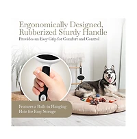 Aronkl Steel Pin & Nylon Bristle Pet Brush for Dogs & Cats