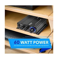 Pyle 60W Class-t Hi-Fi Audio Amplifier with Ac Adapter PFA200 - Compact Design