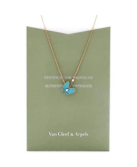 Pre-Owned Van Cleef & Arpels Two Butterfly Pendant Necklace