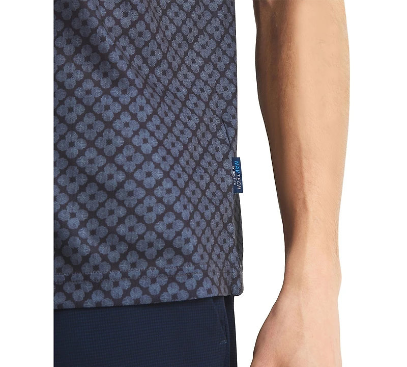 Nautica Men's Short-Sleeve Geo Printed Shirt