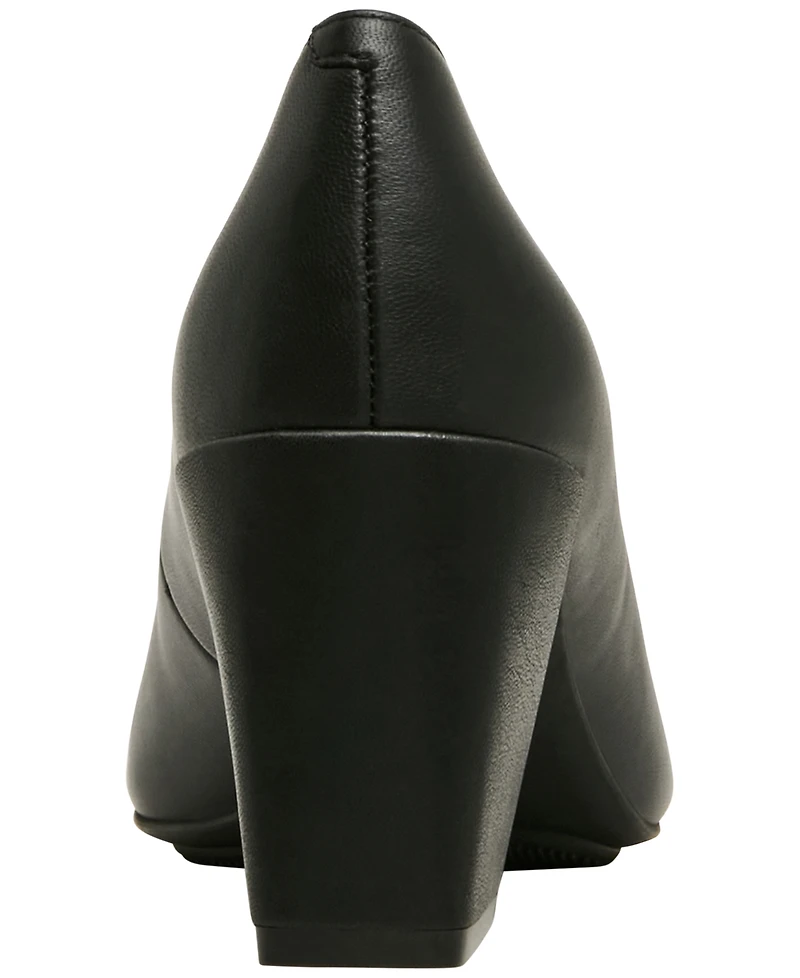 Anne Klein Women's Relena Leather Slip-On Pumps