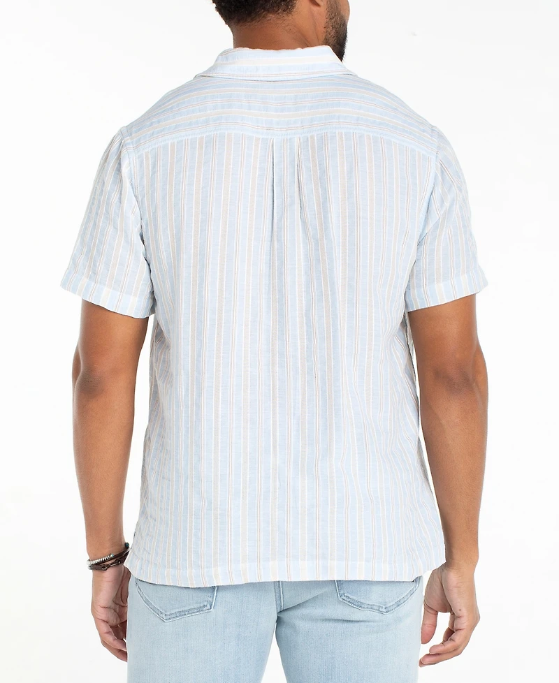 Liverpool Los Angeles Men's Short-Sleeve Button-Up Shirt