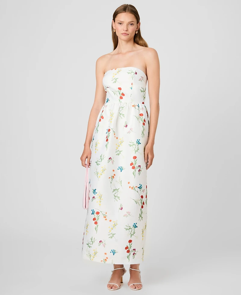 French Connection Women's Strapless Printed Dress