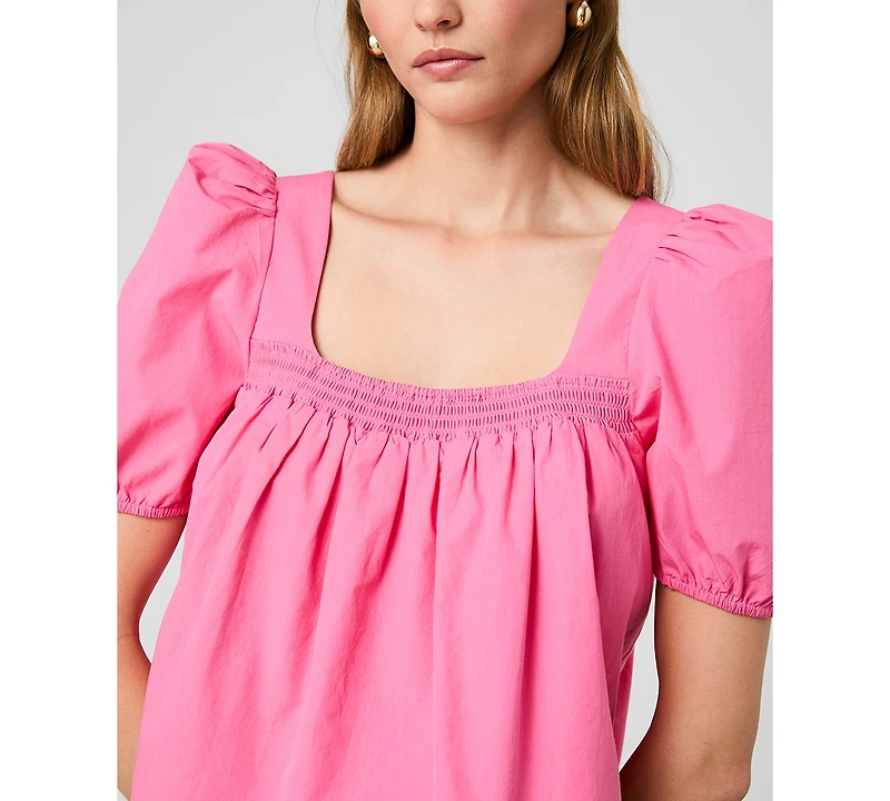 French Connection Women's Short-Sleeve Square Neck Top
