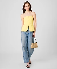 French Connection Women's Harry Suiting Strapless Top