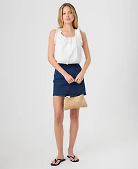 French Connection Women's Sleeveless Cotton Top
