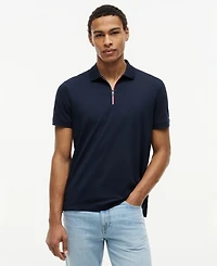Tommy Hilfiger Men's Liquid Cotton Zip Polo Shirt