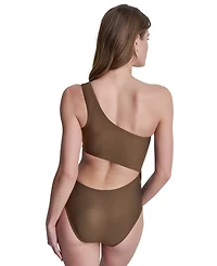 Dkny Women's One-Shoulder Cut Out One-Piece Swimsuit
