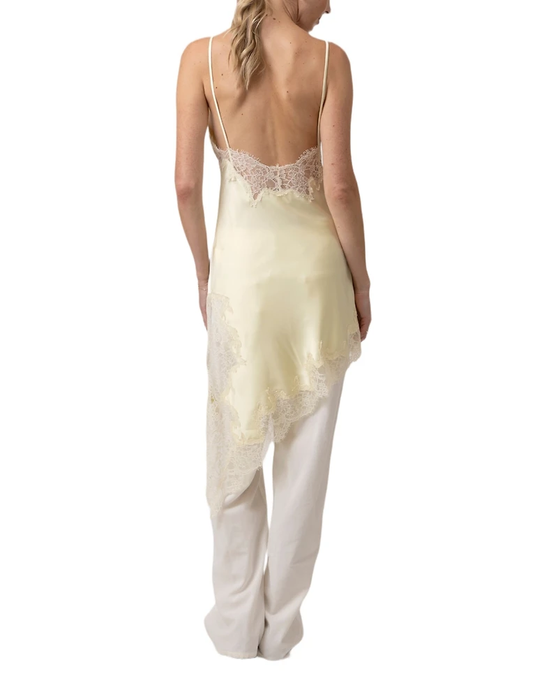 Line & Dot Women's Emel V-Neck Asymmetrical Dress