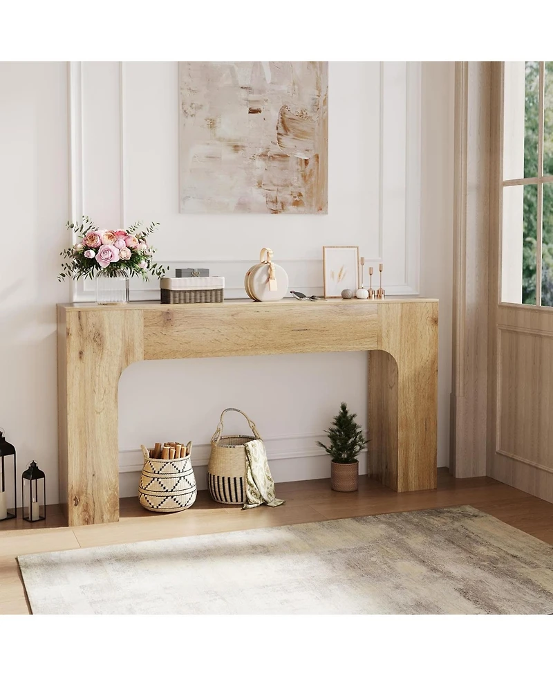 gaomon 63'' Slim Console Table for Entryway