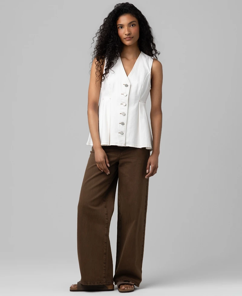 Blank Nyc Women's V-Neck Sleeveless Top
