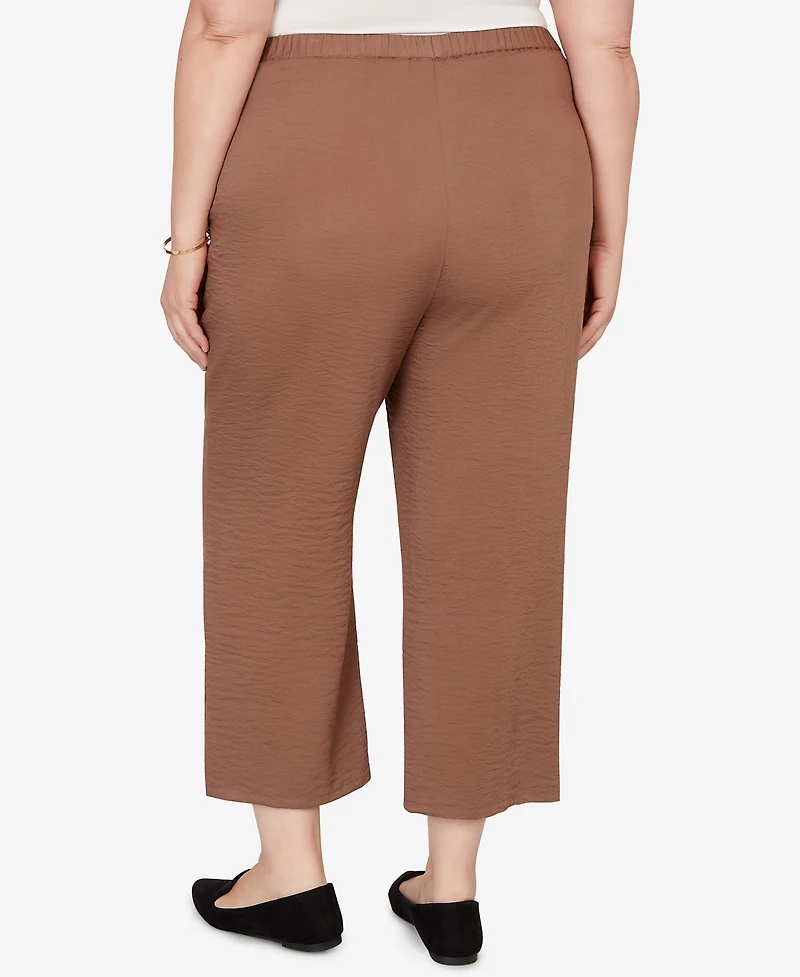 Alfred Dunner Plus Spice Market Wide-Leg Pants