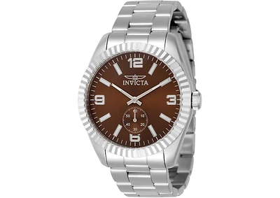 Invicta Men's Specialty Quartz Multifunction Copper Dial Watch