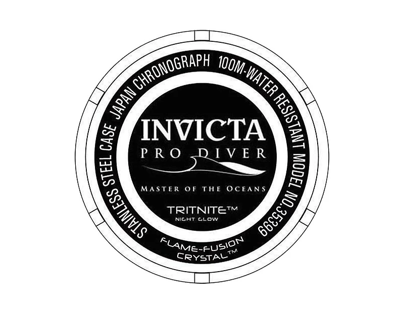 Invicta Men's Pro Diver Quartz VD53 Dial Watch
