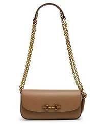 Anne Klein Small Horse Bit Flap Shoulder Handbag