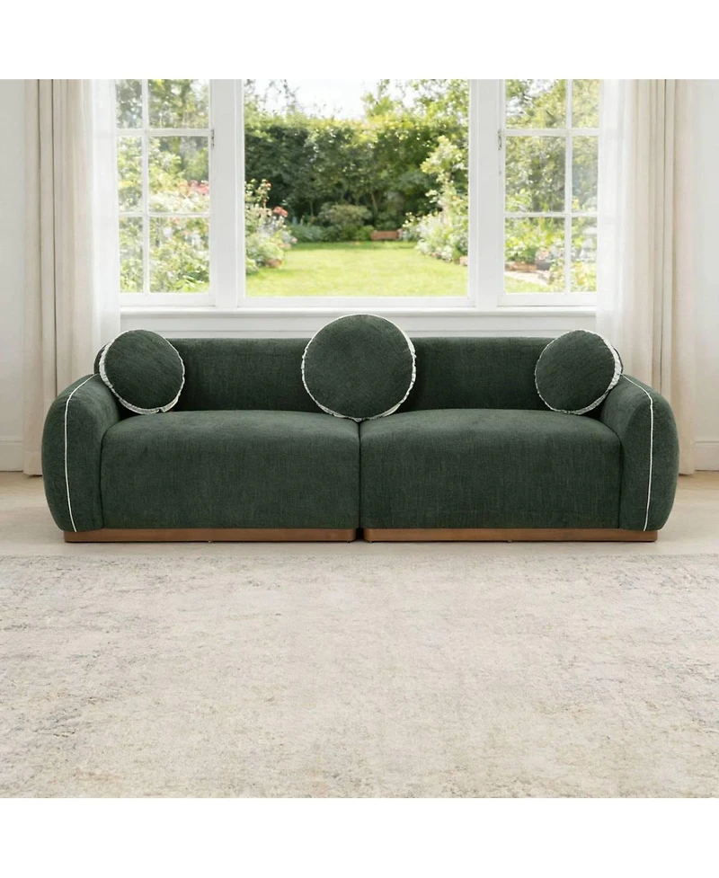 Streamdale FurnitureModern Seater Sofa Ideal for Apartment Lounging and Friend Gatherings